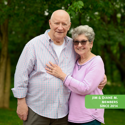 Portrait of Jim and Diane M